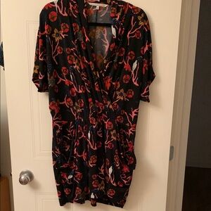RACHEL Rachel Roy Black Floral Dress